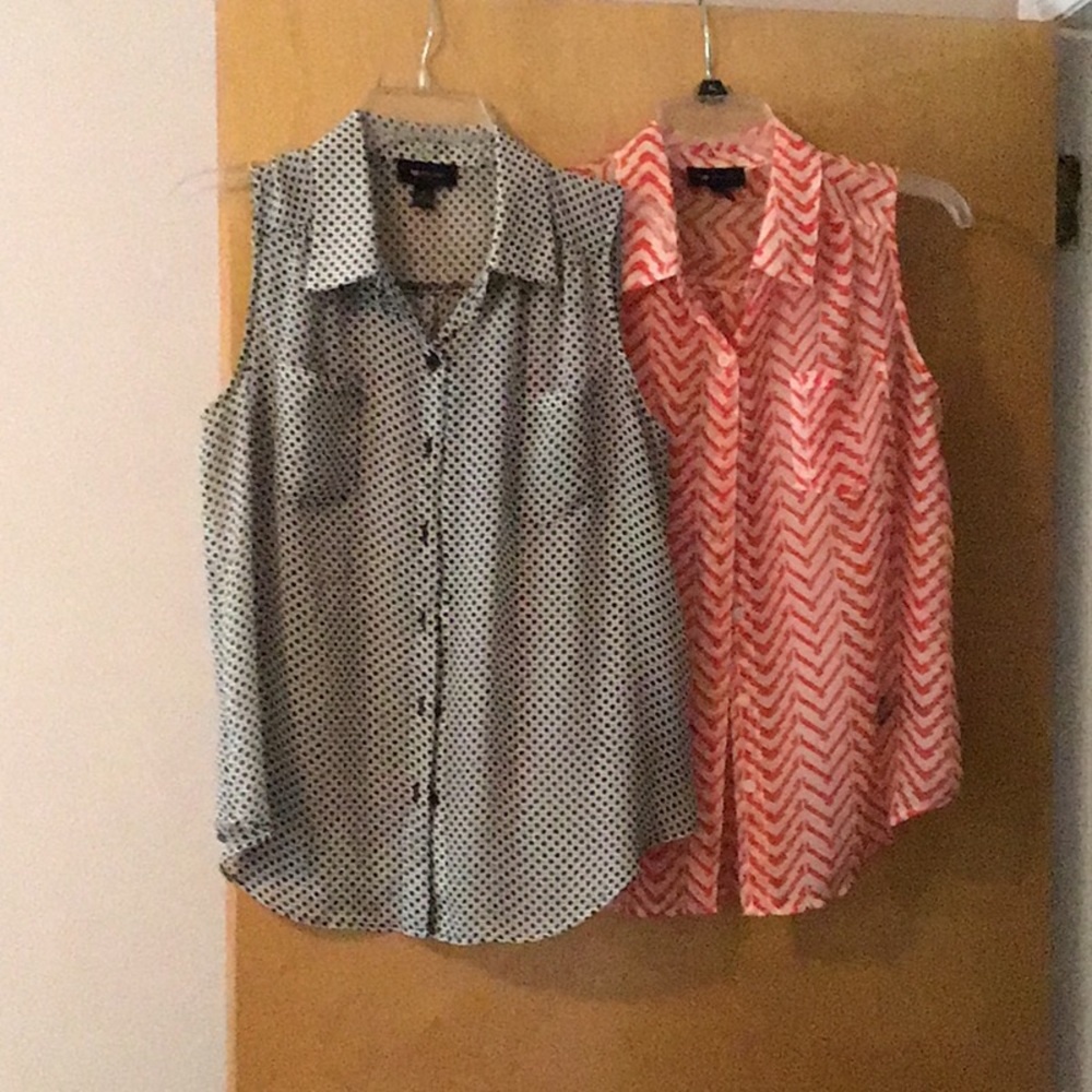 Two short sleeve summer blouses